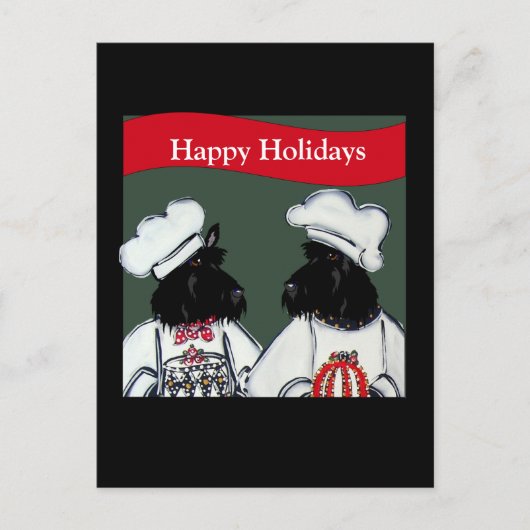 スコッチテリア ポストカード (正面)