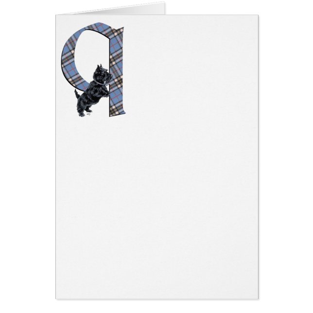 スコッチテリア モノグラム Q (正面)