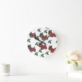 スコッチテリア ラウンド壁時計 (ホーム)