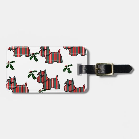 スコッチテリア ラゲッジタグ (正面横)