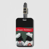 スコッチテリア ラゲッジタグ (正面縦)