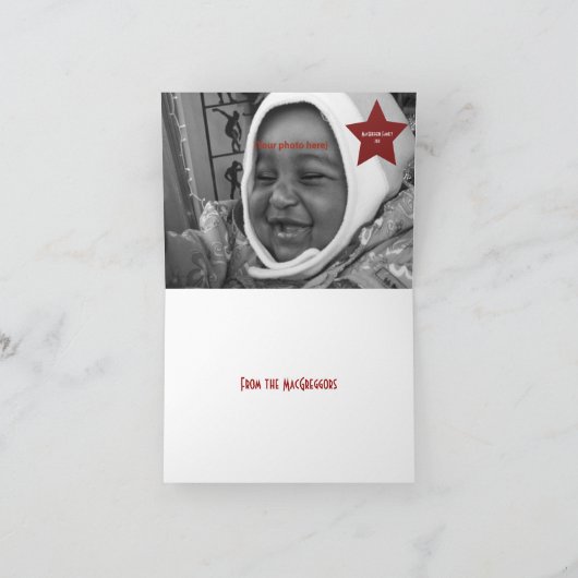 スコッチドッグ季節のごあいさつ シーズンカード (内部)