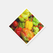 スコッチボンネットチリペッパー スタンダードカクテルナプキン (角)