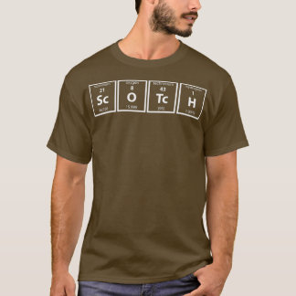 スコッチ元素周期表 Tシャツ
