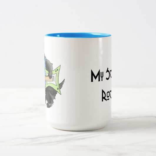 スコッツアイロックギターロッカーマグ ツートーンマグカップ (中央)