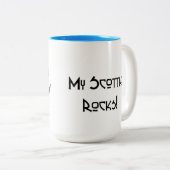 スコッツアイロックギターロッカーマグ ツートーンマグカップ (正面右)