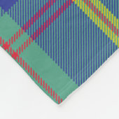 スコッツアメリカマリンタータンチェックプレイド フリースブランケット (角)