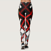 スコッツエクランホームクレストタータンチェック女性レギンス レギンス (裏面)