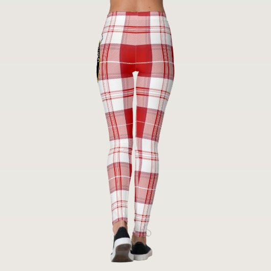 スコッツエクランマックスウェルプレイドクレストタータンチェック女性 レギンス (裏面)