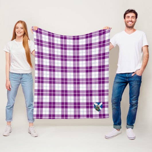 スコッツダンロップドレスタータンチェックプレイド フリースブランケット (インサイチュ)