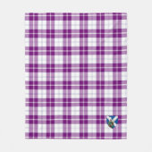 スコッツダンロップドレスタータンチェックプレイド フリースブランケット (正面)