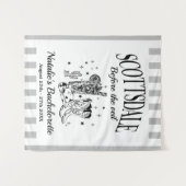 スコッツデールでのオリジナルパーティ「ベール前」 タペストリー (正面(横))