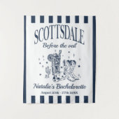 スコッツデールでのオリジナルパーティ「ベール前」 タペストリー (正面)