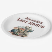 スコッツデールでの最後のランチェロ・バチェロレッテ・ウィークエンド ペーパープレート (アングル)
