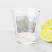 スコッツデールのSucculentの日没 ショットグラス (裏面)