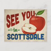 スコッツデールアリゾナアップル – ヴィンテージ旅行 ポストカード (正面)