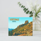 スコッツデールアリゾナサボテンとマウンテンフラットカード (スタンド正面)