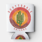 スコッツデールアリゾナサボテン山脈 缶クーラー (裏面)