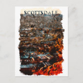 スコッツデールアリゾナシティビュー ポストカード (正面)