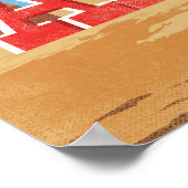 スコッツデールアリゾナヴィンテージ旅行ポスター ポスター (角)