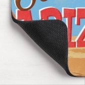 スコッツデールアリゾナヴィンテージ旅行 マウスパッド (コーナー)