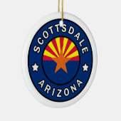 スコッツデールアリゾナ セラミックオーナメント (右)
