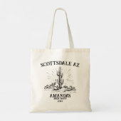 スコッツデールデザートバチェロレッテウィークエンドガールズトリップ トートバッグ (裏面)