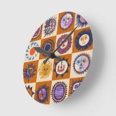 スコッツデールデルソル ラウンド壁時計 (傾斜)