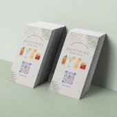 スコッツデールバチェロレッテベンモQRコードカード プレイスカード