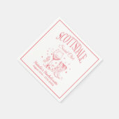 スコッツデールバチェロレッテヴィンテージ紙 スタンダードカクテルナプキン (角)