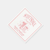 スコッツデールバチェロレッテヴィンテージ紙 スタンダードカクテルナプキン (角)