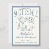 スコッツデール独身最後の社交カクテル行程 招待状 (正面)