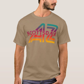 スコッツデール アリゾナ州 アズシティ フレンド Tシャツ