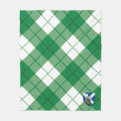 スコッツバイアスプレイドタータンチェックプレイド フリースブランケット (正面)