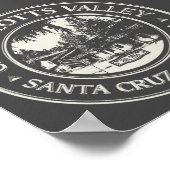 スコッツバレー – サンタクルーズカリフォルニア ポスター (角)