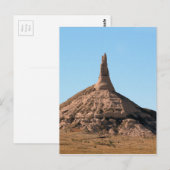 スコッツブラフネブラスカ煙突ロックスパイア ポストカード (正面/裏面)