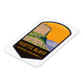 スコッツブラフ国家記念碑 マグネット (左側)