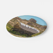 スコッツブラフ国立記念碑でカバーされたワゴン ペーパープレート (アングル)