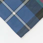 スコッツマクラエ狩り古代タータンチェックプレイド フリースブランケット (角)