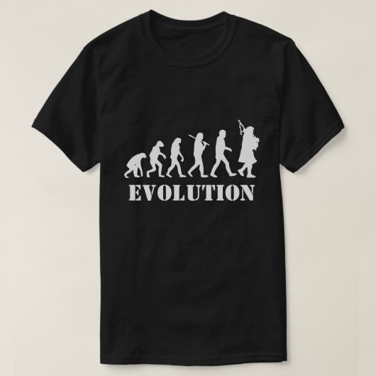 スコッツマンTシャツの進化 Tシャツ (デザイン正面)