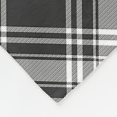 スコッツメンジーズタータンチェックプレイド フリースブランケット (角)