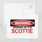スコッティの用心 ポストカード (正面/裏面)