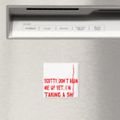 スコッティまだ私にビームを上げないで私は….. マグネット (インサイチュ (食洗機))