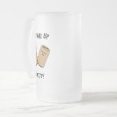 スコッティをビールで!ズグ結婚ルームスマンバーノベルティ フロストグラスビールジョッキ (正面左)