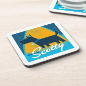 スコッティを上げる コースター (左側)