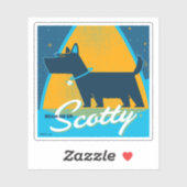 スコッティを上げる シール (シート)