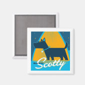 スコッティを上げる マグネット (正面/裏面)