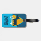 スコッティを上げる ラゲッジタグ (裏面横)