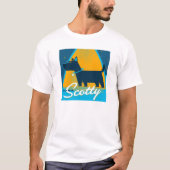 スコッティを上げる Tシャツ (正面)