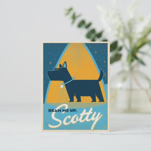 スコッティを教えてくれ ポストカード (スタンド正面)